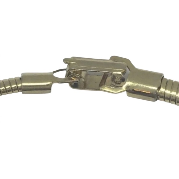 Vintage Omega Gold Tone Twisted Chain Necklace - Picture 4 of 4